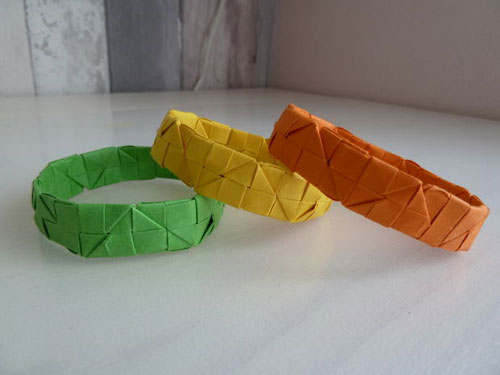 Meydanlardan origami bilezik