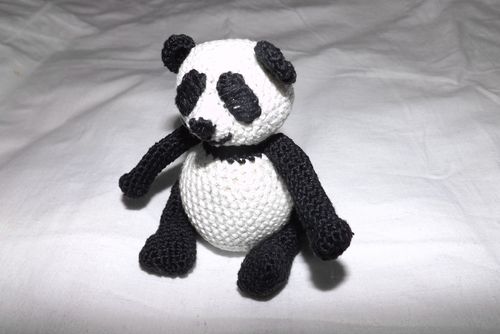 Kendi Ellerinizle Örme Panda Oyuncak