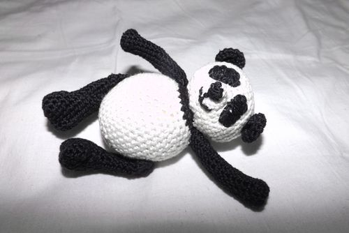 Kendi Ellerinizle Örme Panda Oyuncak