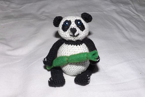 Kendi Ellerinizle Örme Panda Oyuncak