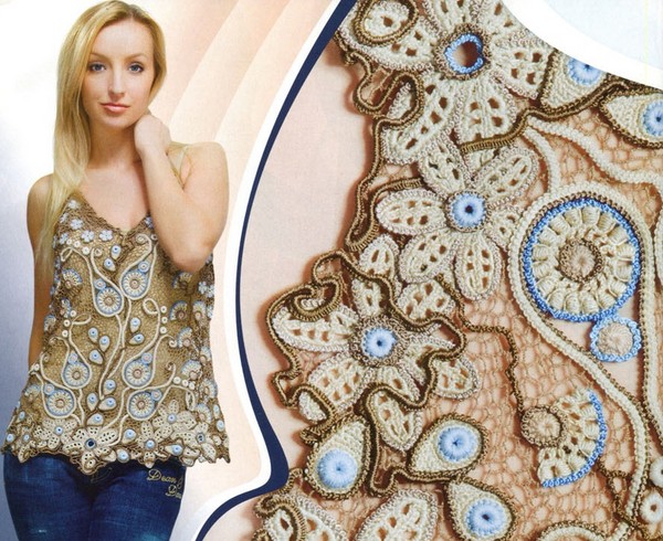 İrlandalı dantelli üst sınıf: video