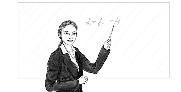 Bir okulun kalem ve renklerle 7-8 yaş arasındaki bir çocuğa nasıl çekileceği ve 5. sınıf öğrencisi - Öğretmenin nasıl çizileceği: yeni başlayanlar için adım adım talimatlar