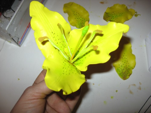 Lily from foamiran