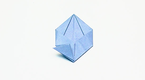 Kendi ellerinizle origami çiçeği yapma