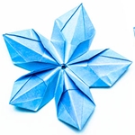 Kendi ellerinizle origami çiçeği yapma