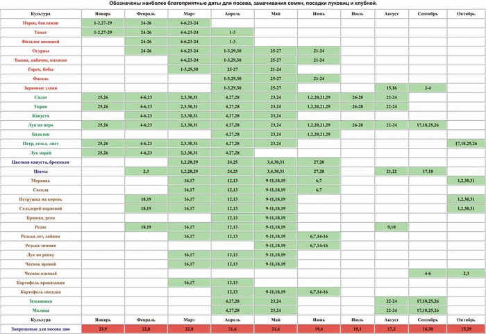 Ekim 2015'te bahçıvan-bahçıvan ay takvimi