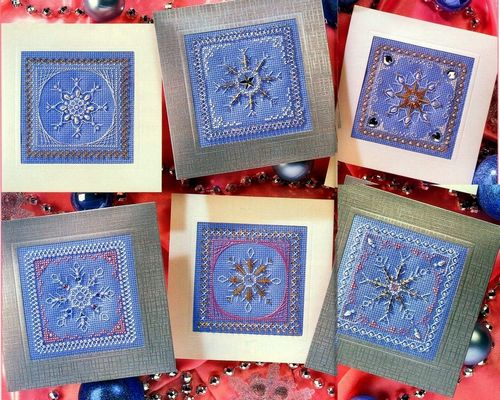 Boncuklardan ev yapımı Noel kartı