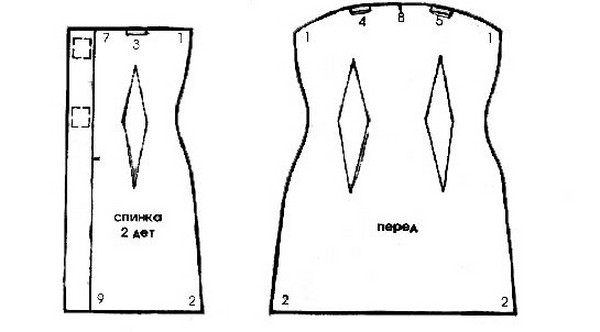 Barbie'nin kendi elleri için elbiseler - desenler ve desenler