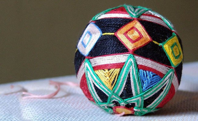 Temari: ipliklerin topları