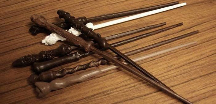 Harry Potter'ın sihirli değnekleri kendi elleriyle
