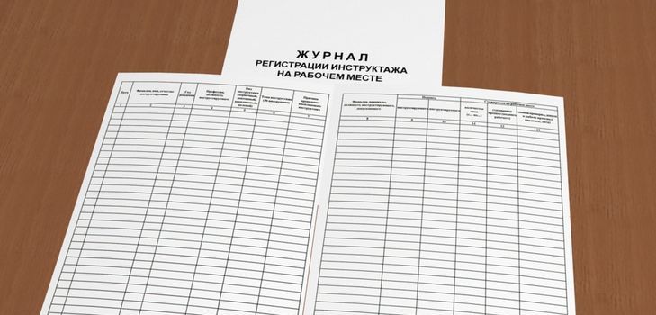 İşyerinde brifing günlüğünü tamamlamak için metodik talimatlar ve öneriler