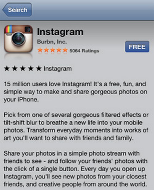 Instagram'da kayıt için talimatlar