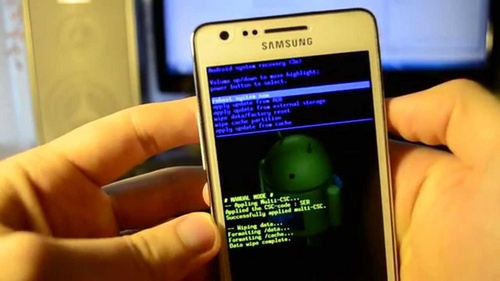 Samsung'daki ayarları sıfırlama
