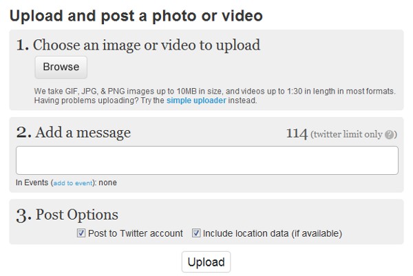 Twitter'a nasıl fotoğraf yükleyebilirim?