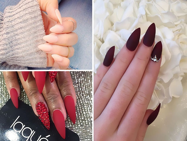 Disco geri dönüyor: stiletto tırnakları - trend 2016-2017