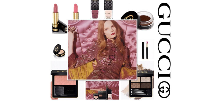 Bu gizemli pembe: makyaj koleksiyonu Gucci Beauty F / W 2016