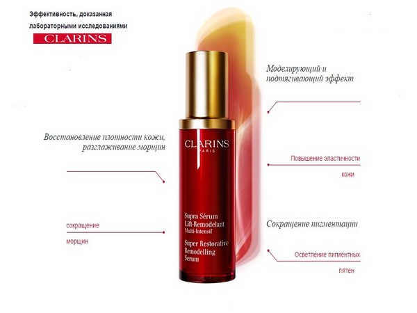 İdeal devre: serum modelleme Clarins Multi-Intensif