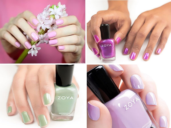 Cila ile mükemmel pastel manikür Zoya Charming 2017