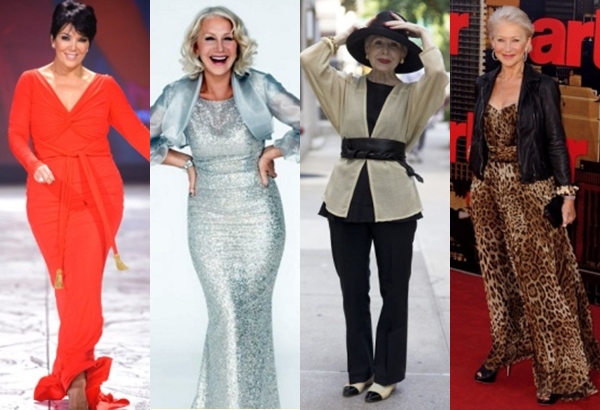 50 yıldan sonra şişman kadınlar için moda