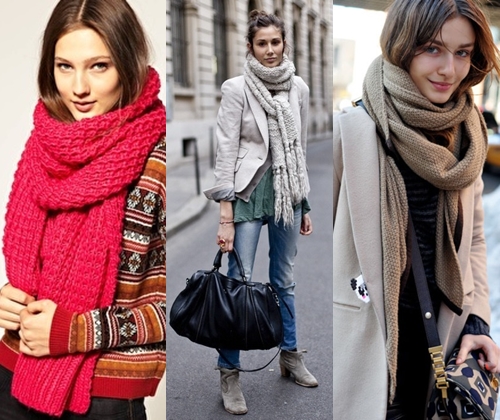 Moda eşarp kış 2013-2014 