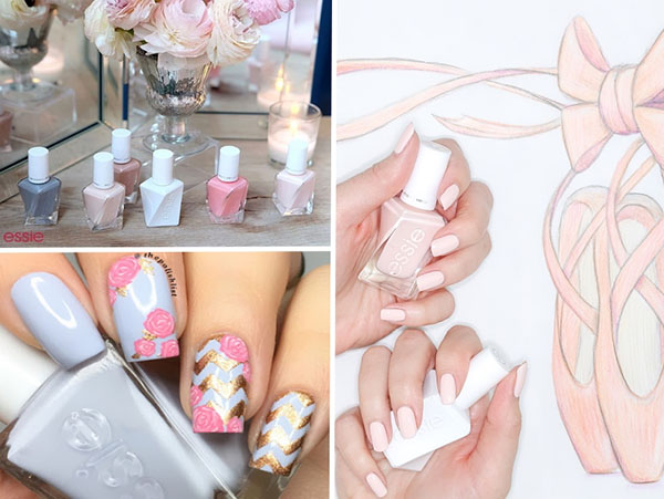Pastel manikür: vernik koleksiyonu Essie Gel Couture Ballet Nudes 2017