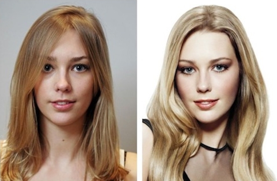 3D saç boyama tekniği: fotoğraf öncesi ve sonrası 3D saç boyama tekniği: fotoğraf öncesi ve sonrası