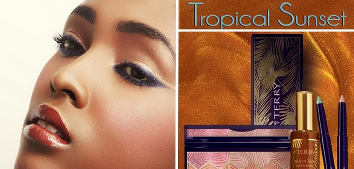 Sıcak yaz ışığı: dekoratif koleksiyon Terry Tropical Sunset