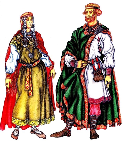 Eski Rus giysileri