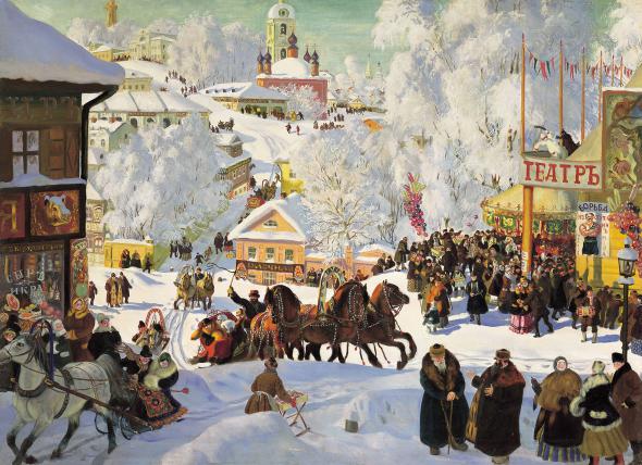 Shrovetide nasıl çizilir? Çocuklar ile ilkbahar tatili çizin