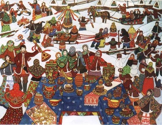 Shrovetide nasıl çizilir? Çocuklar ile ilkbahar tatili çizin