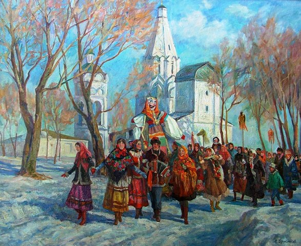 Shrovetide nasıl çizilir? Çocuklar ile ilkbahar tatili çizin