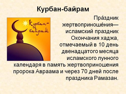 2015 Müslüman Takviminde Kurban-Bayram