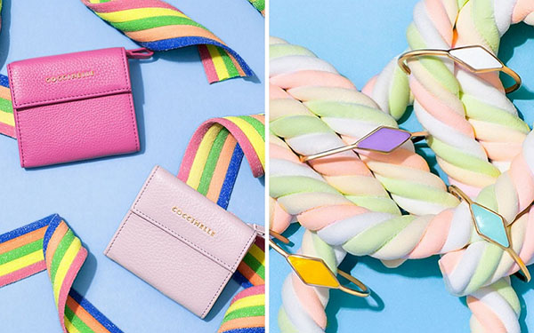 Sıkıcı bahar için Coccinelle şeker poşetleri: Candy Pop hattı