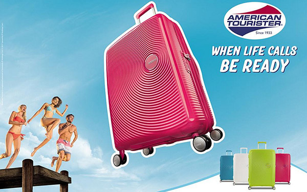 Yolda Yaz: parlak valizler American Tourister Soundbox