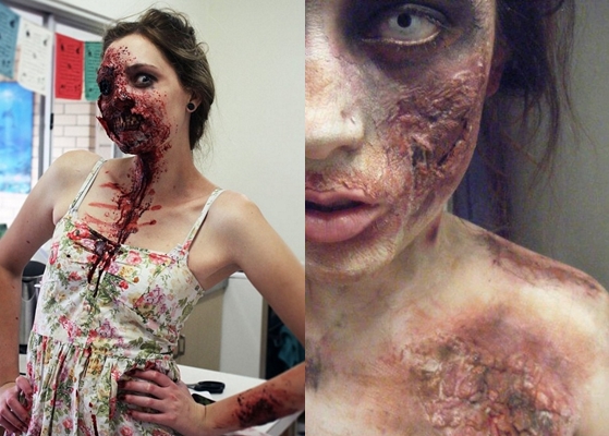 Cadılar Bayramı için Zombi Makeover: fotoğraf, video kendi ellerini nasıl yapabilirim