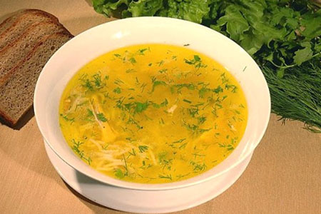 Kokulu tavuk çorbası