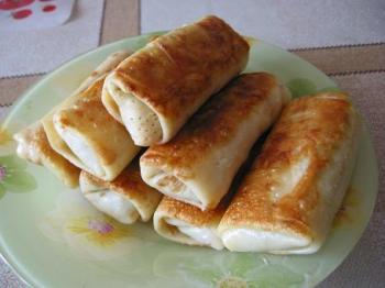 Pişirme sırları: fotoğraflarla ve videolarda en lezzetli dolma krep tarifleri