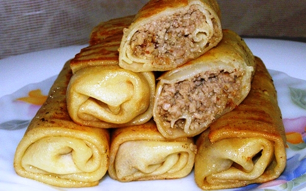 Pişirme sırları: fotoğraflarla ve videolarda en lezzetli dolma krep tarifleri