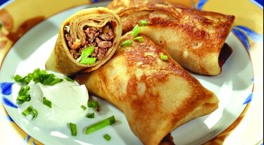 Pişirme sırları: fotoğraflarla ve videolarda en lezzetli dolma krep tarifleri