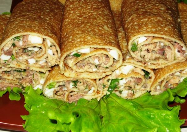 Pişirme sırları: fotoğraflarla ve videolarda en lezzetli dolma krep tarifleri