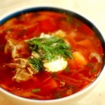 Pancardan kışın borsch için bir pansuman nasıl hazırlanır - fotoğraf tarifi