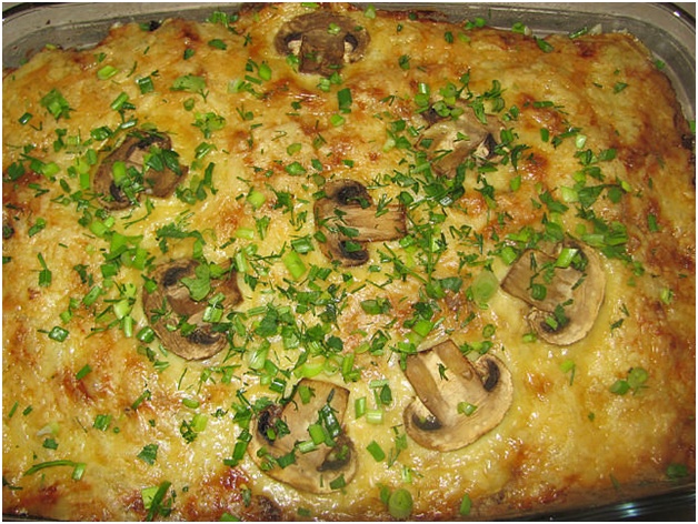 Yeşiller ile julienne