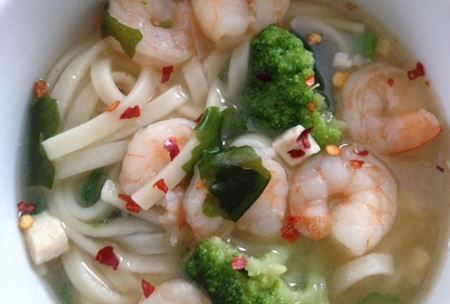 Karidesli miso çorbası