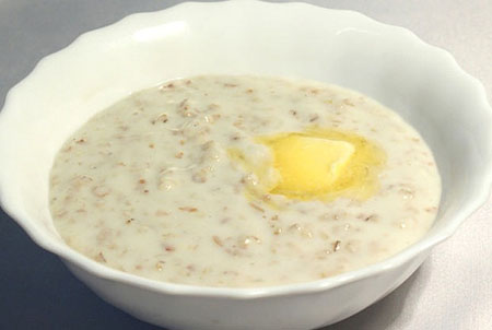 Sütteki yulaf ezmesi