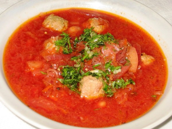 Borsch tarifi - daha kolaydır