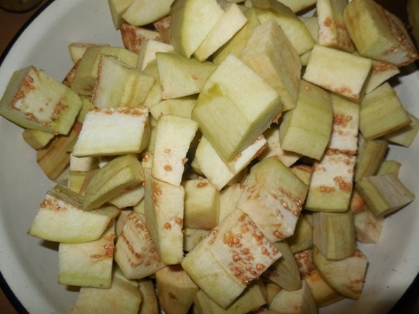 Kış için domates salatası