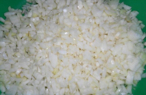 Kış için domates salatası