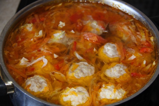 bir çaydaki çorba
