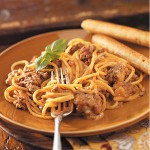 Peynirli spagetti