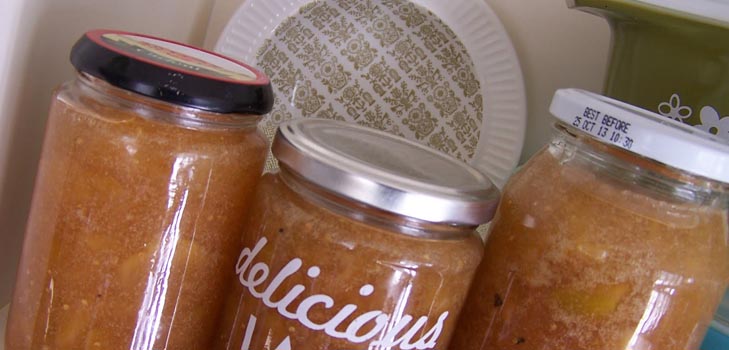 Kış için feijoa'dan jöle, bir fotoğraftan oluşan bir reçete